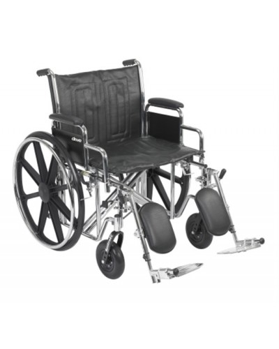 Wheelchair McKesson Dual Axle Desk Length Arm Removable Padded Arm Style Composite Wheel Black Upholstery 22 Inch Seat Width 450 lbs. Weight Capacity